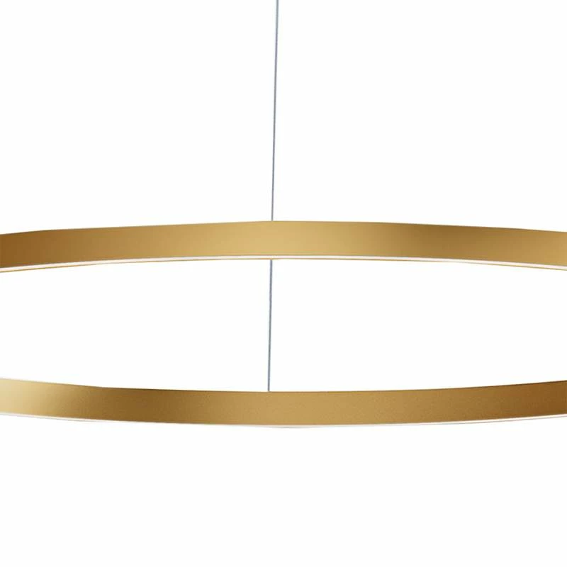 ET2 Groove 39 1/2" Wide Gold LED Ring Pendant Light 5 ET2 Groove 39 1/2" Wide Gold LED Ring Pendant Light - Image 3