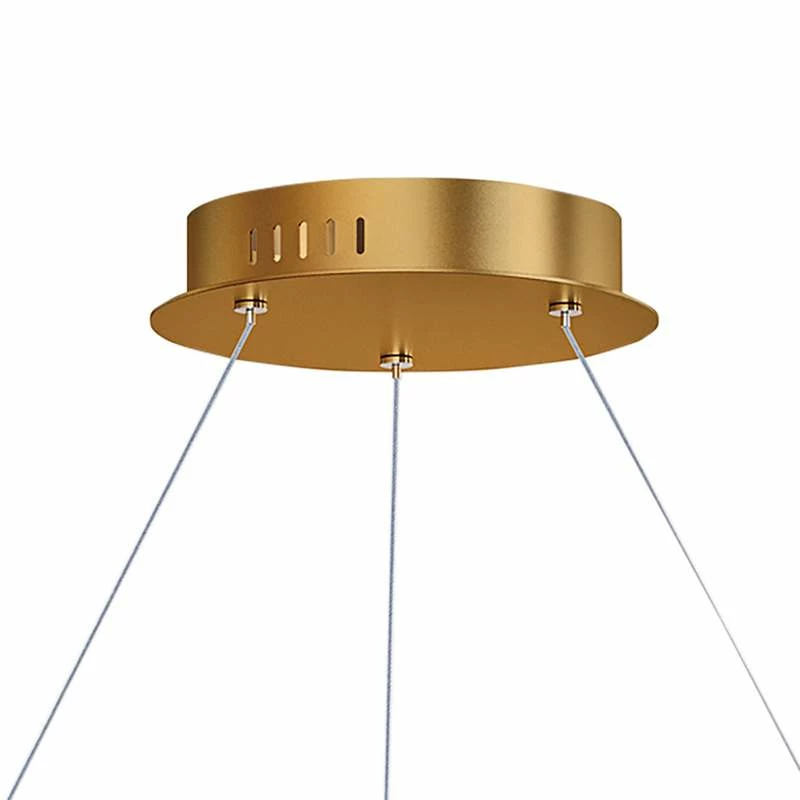 ET2 Groove 39 1/2" Wide Gold LED Ring Pendant Light 6 ET2 Groove 39 1/2" Wide Gold LED Ring Pendant Light - Image 4