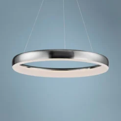 ET2 Innertube 23 1/2" Wide Satin Nickel LED Pendant Light