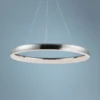ET2 Innertube 31 1/2" Wide Satin Nickel LED Pendant Light 2 ET2 Innertube 31 1/2" Wide Satin Nickel LED Pendant Light -Outlet The Radiantix Store et2 innertube 31 and one half inch wide satin nickel led pendant light 59j31cropped
