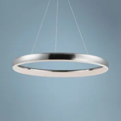 ET2 Innertube 31 1/2" Wide Satin Nickel LED Pendant Light