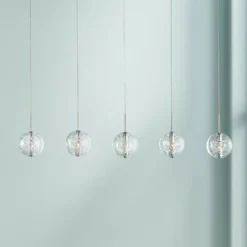 ET2 Orb 33 3/4" Wide 5-Light Bubble Glass Pendant Light