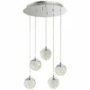 ET2 Orb II 15 1/2"W Chrome 5-Light LED Multi Light Pendant 2 ET2 Orb II 15 1/2"W Chrome 5-Light LED Multi Light Pendant -Outlet The Radiantix Store et2 orb ii 15 and one half inchw chrome 5 light led multi light pendant 47k72