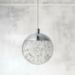 ET2 Orb II 3.4" Wide Polished Chrome LED Mini Pendant