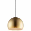 ET2 Palla 15 3/4" Wide Satin Brass Dome LED Pendant Light -Outlet The Radiantix Store et2 palla 15 and three quarter inch wide satin brass dome led pendant light 97h46