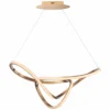 ET2 Perpetual 32" Wide Brushed Champagne LED Pendant Light 1 ET2 Perpetual 32" Wide Brushed Champagne LED Pendant Light -Outlet The Radiantix Store et2 perpetual 32 inch wide brushed champagne led pendant light 97h24