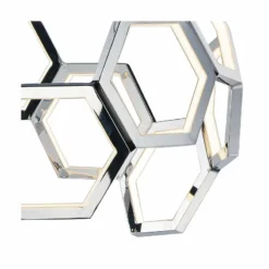 ET2 Polygon 30" Wide Polished Nickel LED Pendant Light -Outlet The Radiantix Store et2 polygon 30 inch wide polished nickel led pendant light 69d25views1