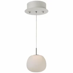 ET2 Puffs 6 1/4" Wide White LED Mini Pendant -Outlet The Radiantix Store et2 puffs 6 and one quarter inch wide white led mini pendant 9r449views1