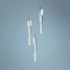 ET2 Quartz 13" Wide Polished Nickel 3-Light LED Pendant -Outlet The Radiantix Store et2 quartz 13 inch wide polished nickel 3 light led pendant 69c68cropped