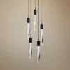 ET2 Quartz 15 3/4" Wide Black 5-Light LED Pendant -Outlet The Radiantix Store et2 quartz 15 and three quarter inch wide black 5 light led pendant 69c64cropped