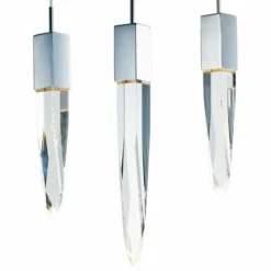 ET2 Quartz 39 1/4"W Nickel LED Kitchen Island Light Pendant -Outlet The Radiantix Store et2 quartz 39 and one quarter inchw nickel led kitchen island light pendant 69c61views1
