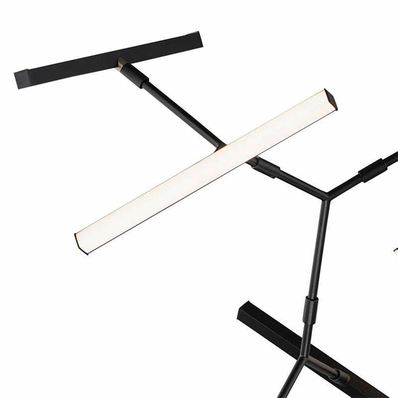 ET2 Robotica 38 1/4" Wide Black 8-Light LED Pendant Light 4 ET2 Robotica 38 1/4" Wide Black 8-Light LED Pendant Light - Image 2