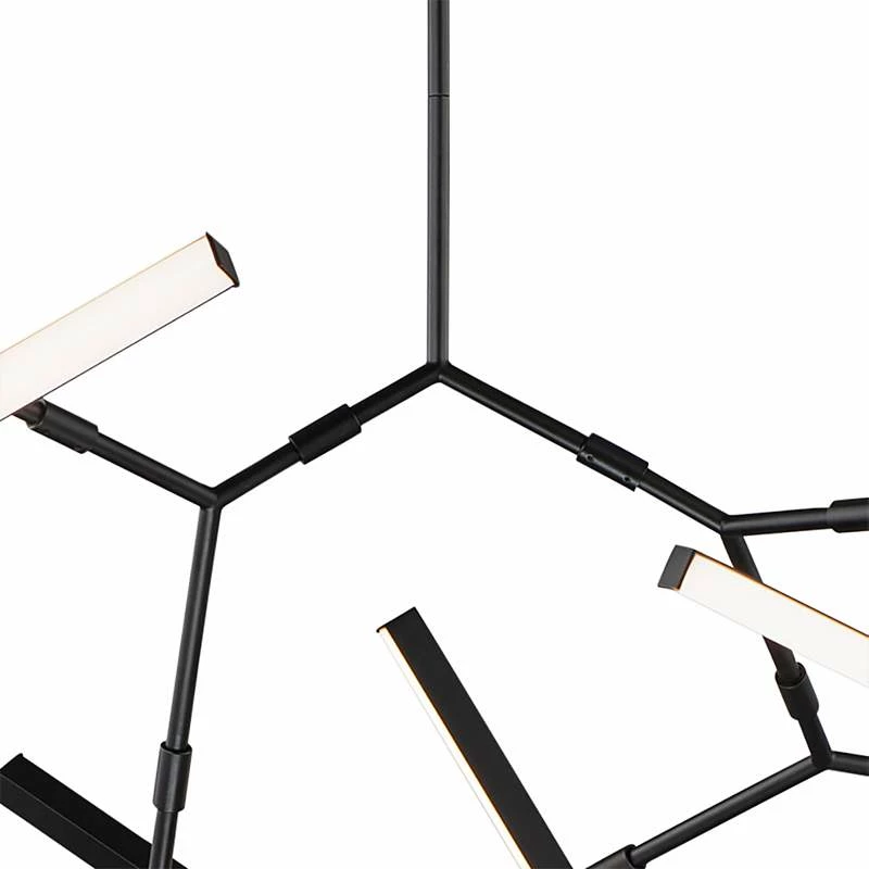 ET2 Robotica 38 1/4" Wide Black 8-Light LED Pendant Light 5 ET2 Robotica 38 1/4" Wide Black 8-Light LED Pendant Light - Image 3