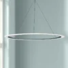 ET2 Saturn II 51 1/4" Wide Matte Silver LED Pendant Light -Outlet The Radiantix Store et2 saturn ii 51 and one quarter inch wide matte silver led pendant light 23w51cropped