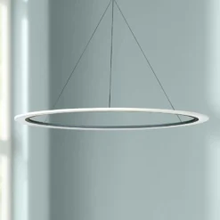 ET2 Saturn II 51 1/4" Wide Matte Silver LED Pendant Light