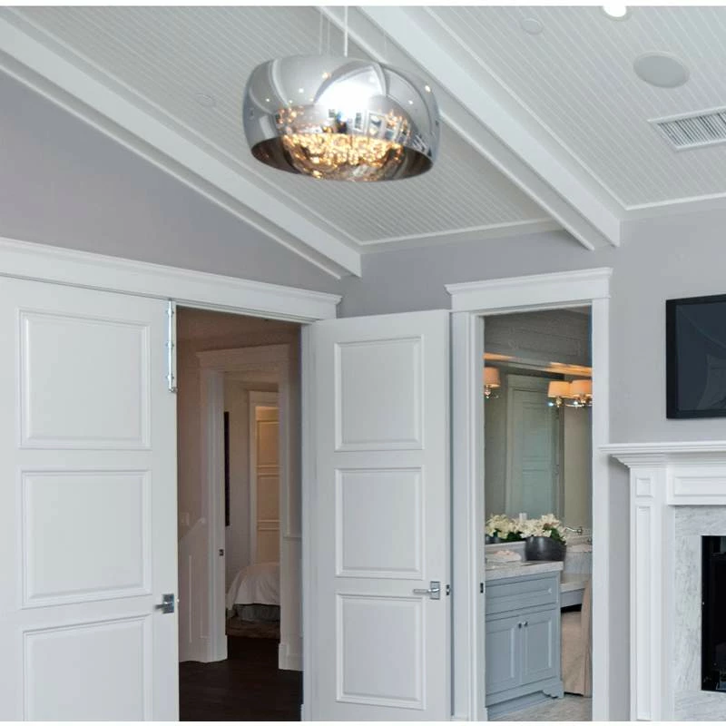 ET2 Sense 19 3/4" Wide Polished Chrome Pendant Light 6 ET2 Sense 19 3/4" Wide Polished Chrome Pendant Light - Image 4