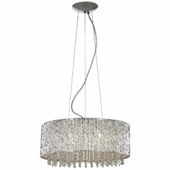 ET2 Spiral 22 1/2" Wide 10-Light Crystal Pendant Light -Outlet The Radiantix Store et2 spiral 22 and one half inch wide 10 light crystal pendant light v1305