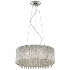 ET2 Spiral 22 1/2" Wide 10-Light Crystal Pendant Light -Outlet The Radiantix Store et2 spiral 22 and one half inch wide 10 light crystal pendant light v1305views2