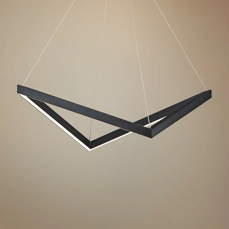 ET2 Stealth 21 1/4" Wide Black LED Pendant Light 3 ET2 Stealth 21 1/4" Wide Black LED Pendant Light