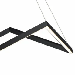ET2 Stealth 34 3/4"W Black LED Kitchen Island Light Pendant -Outlet The Radiantix Store et2 stealth 34 and three quarter inchw black led kitchen island light pendant 69d07views1