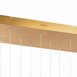 ET2 Swank 31 1/4"W Aged Brass 10-Light LED Island Pendant -Outlet The Radiantix Store et2 swank 31 and one quarter inchw aged brass 10 light led island pendant 97h50views3