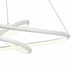 ET2 Twisted 36.75"" Wide Modern LED Pendant Chandelier -Outlet The Radiantix Store et2 twisted 36 75 inch inch wide modern led pendant chandelier 47m71views1