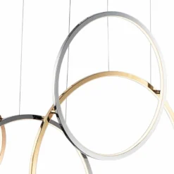 ET2 Union 46 3/4"W 5-Light Multi-Plated LED Island Pendant 8 ET2 Union 46 3/4"W 5-Light Multi-Plated LED Island Pendant -Outlet The Radiantix Store et2 union 46 and three quarter inchw 5 light multi plated led island pendant 97h32views2