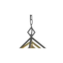 Euclid 35 1/2" Wide Brass Bronze 6-Light Geometric Modern Chandelier -Outlet The Radiantix Store euclid 35 and one half inch wide brass bronze 6 light geometric modern chandelier 96e43views2