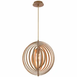 Eurofase Abruzzo 14" Wide Wood Pendant Light -Outlet The Radiantix Store eurofase abruzzo 14 inch wide wood pendant light 34y04views1