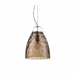 Eurofase Amero 9 3/4" Wide Amber Glass Chrome Mini Pendant