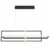 Eurofase Bordo 37 3/4" Wide Matte Black LED Chandelier -Outlet The Radiantix Store eurofase bordo 37 and three quarter inch wide matte black led chandelier 674p0