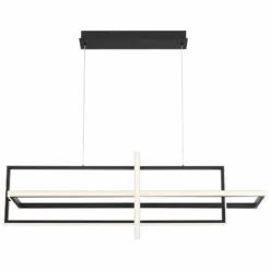Eurofase Bordo 37 3/4" Wide Matte Black LED Chandelier