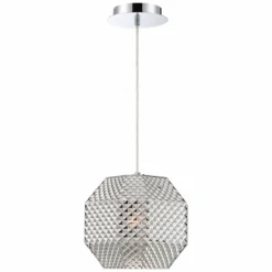 Eurofase Catalda 9" Wide Smoke Glass Mini Pendant