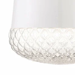 Eurofase Corson 10" Wide White Mini Pendant -Outlet The Radiantix Store eurofase corson 10 inch wide white mini pendant 35a10views2