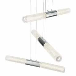 Eurofase Crossley 32 1/2" Wide Chrome 6 Light LED Chandelier -Outlet The Radiantix Store eurofase crossley 32 and one half inch wide chrome 6 light led chandelier 720p0views3