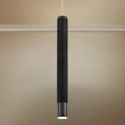 Eurofase Davenport 1 3/4" Wide Black LED Mini Pendant Light