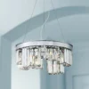 Eurofase Lumino 18 3/4"W Chrome 8-Light Crystal Chandelier -Outlet The Radiantix Store eurofase lumino 18 and three quarter inchw chrome 8 light crystal chandelier 9k389cropped