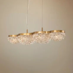 Eurofase Mondo 40 1/2"W Gold Kitchen Island Light Chandelier