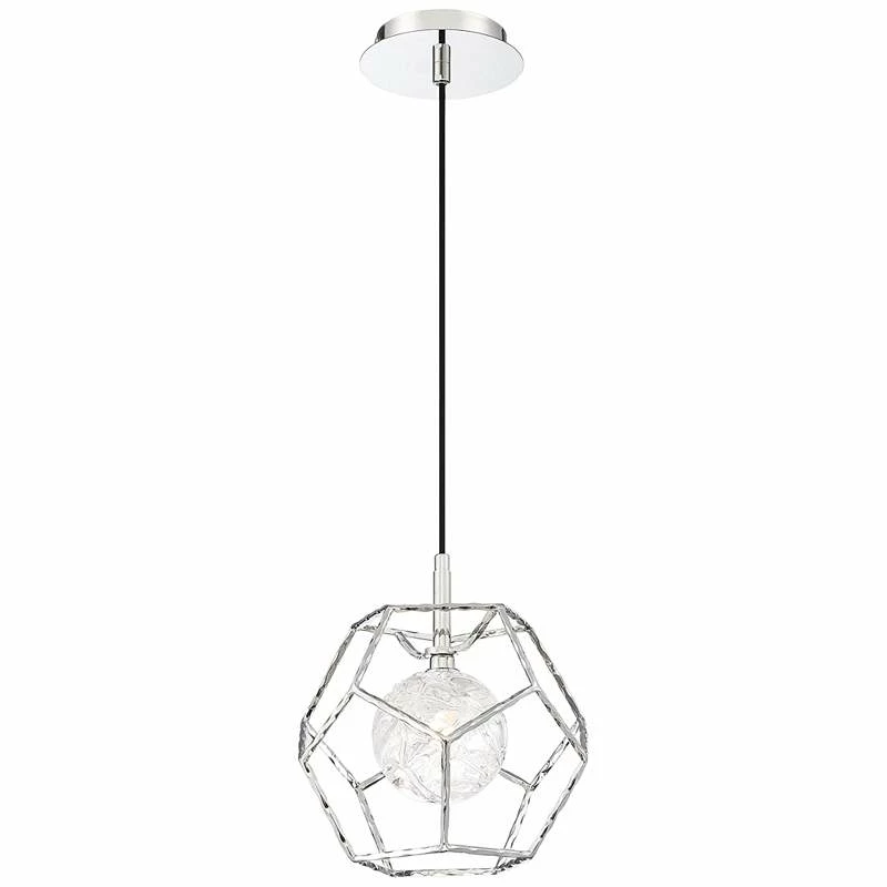 Eurofase Norway 10 3/4" Wide Chrome LED Mini Pendant Light 4 Eurofase Norway 10 3/4" Wide Chrome LED Mini Pendant Light - Image 2