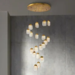 Eurofase Paget 28 3/4" Wide Gold LED Multi-Light Pendant