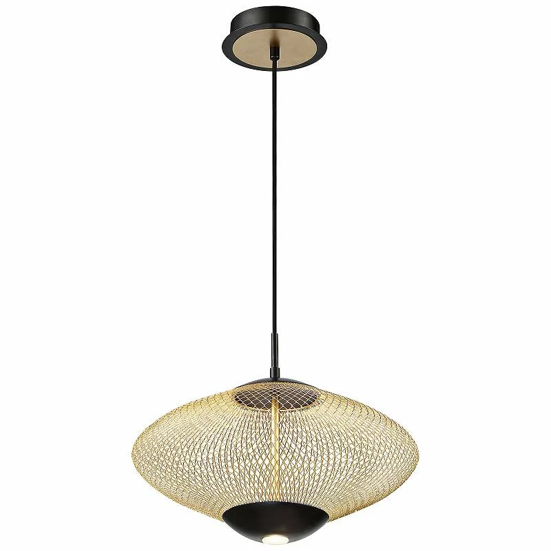 Eurofase Park 14 1/4" Wide Matte Black LED Pendant Light 4 Eurofase Park 14 1/4" Wide Matte Black LED Pendant Light - Image 2