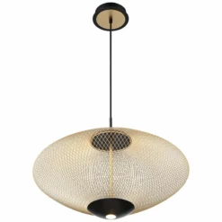 Eurofase Park 21 1/2" Wide Matte Black LED Modern Pendant Light -Outlet The Radiantix Store eurofase park 21 and one half inch wide matte black led modern pendant light 84j42views1