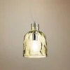 Eurofase Ponti 6" Wide Chrome And Amber Glass Mini Pendant -Outlet The Radiantix Store eurofase ponti 6 inch wide chrome and amber glass mini pendant 9k498cropped