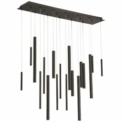 Eurofase Santana 42" Wide Black LED Multi Light Pendant -Outlet The Radiantix Store eurofase santana 42 inch wide black led multi light pendant 35a87