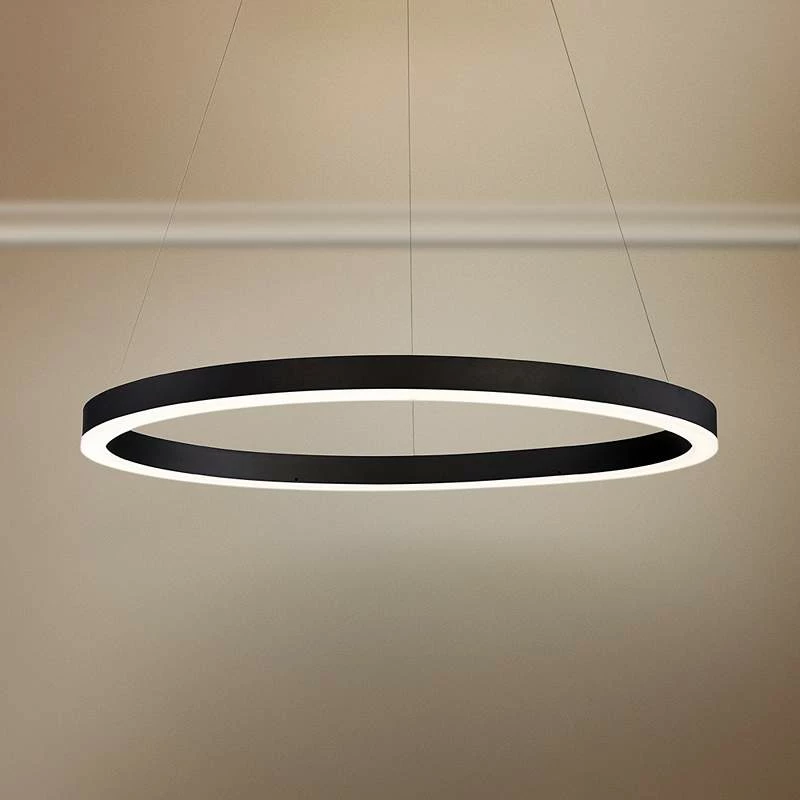 Eurofase Spunto 27 1/2" Wide Matte Black LED Pendant Light 3 Eurofase Spunto 27 1/2" Wide Matte Black LED Pendant Light