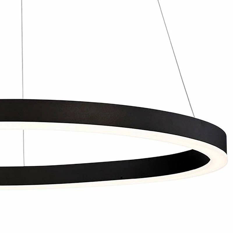 Eurofase Spunto 27 1/2" Wide Matte Black LED Pendant Light 5 Eurofase Spunto 27 1/2" Wide Matte Black LED Pendant Light - Image 3