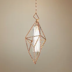 Eurofase Verdino Asymmetric 9" Wide Gold LED Mini Pendant