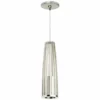 Evo 3 1/4" Wide Satin Nickel Freejack Mini Pendant Light -Outlet The Radiantix Store evo 3 and one quarter inch wide satin nickel freejack mini pendant light 73j25