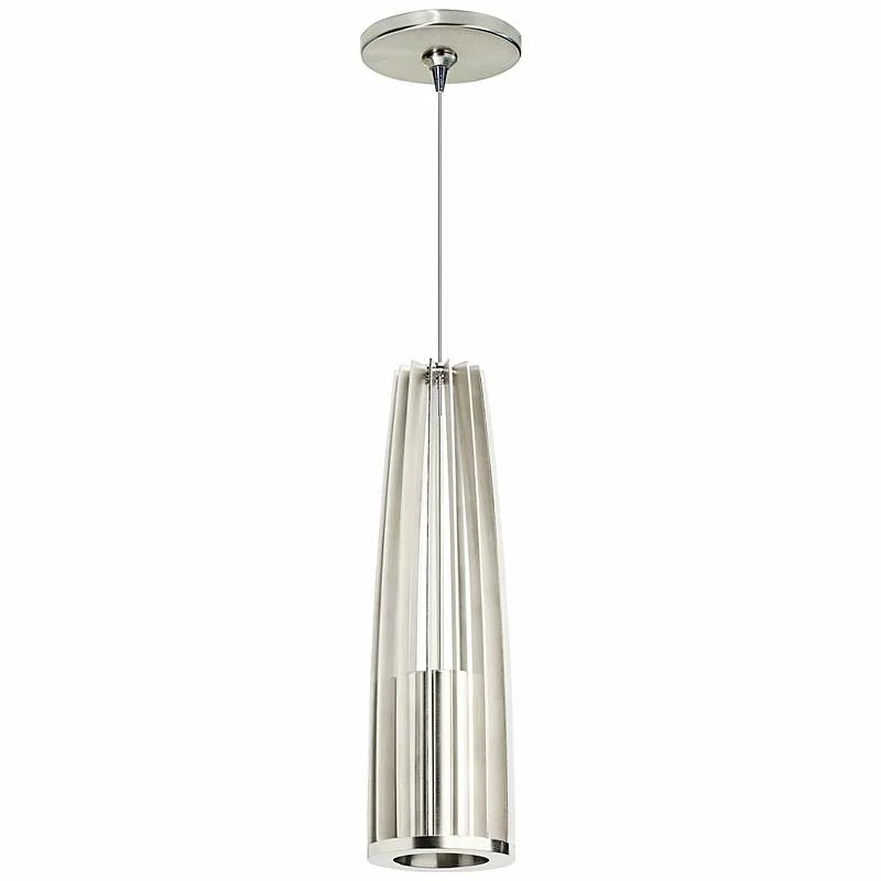 Evo 3 1/4" Wide Satin Nickel Freejack Mini Pendant Light 3 Evo 3 1/4" Wide Satin Nickel Freejack Mini Pendant Light