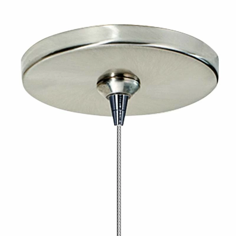 Evo 3 1/4" Wide Satin Nickel Freejack Mini Pendant Light 5 Evo 3 1/4" Wide Satin Nickel Freejack Mini Pendant Light - Image 3